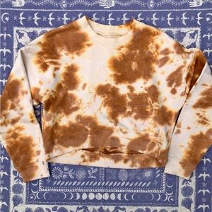MATE The Label Organic Terry Raglan Sweatshirt in Ginger